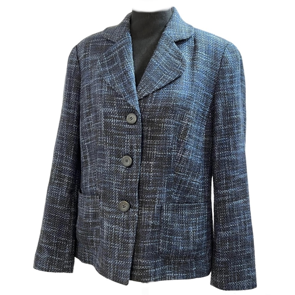 Coldwater Creek Linen Cotton Blend Blazer